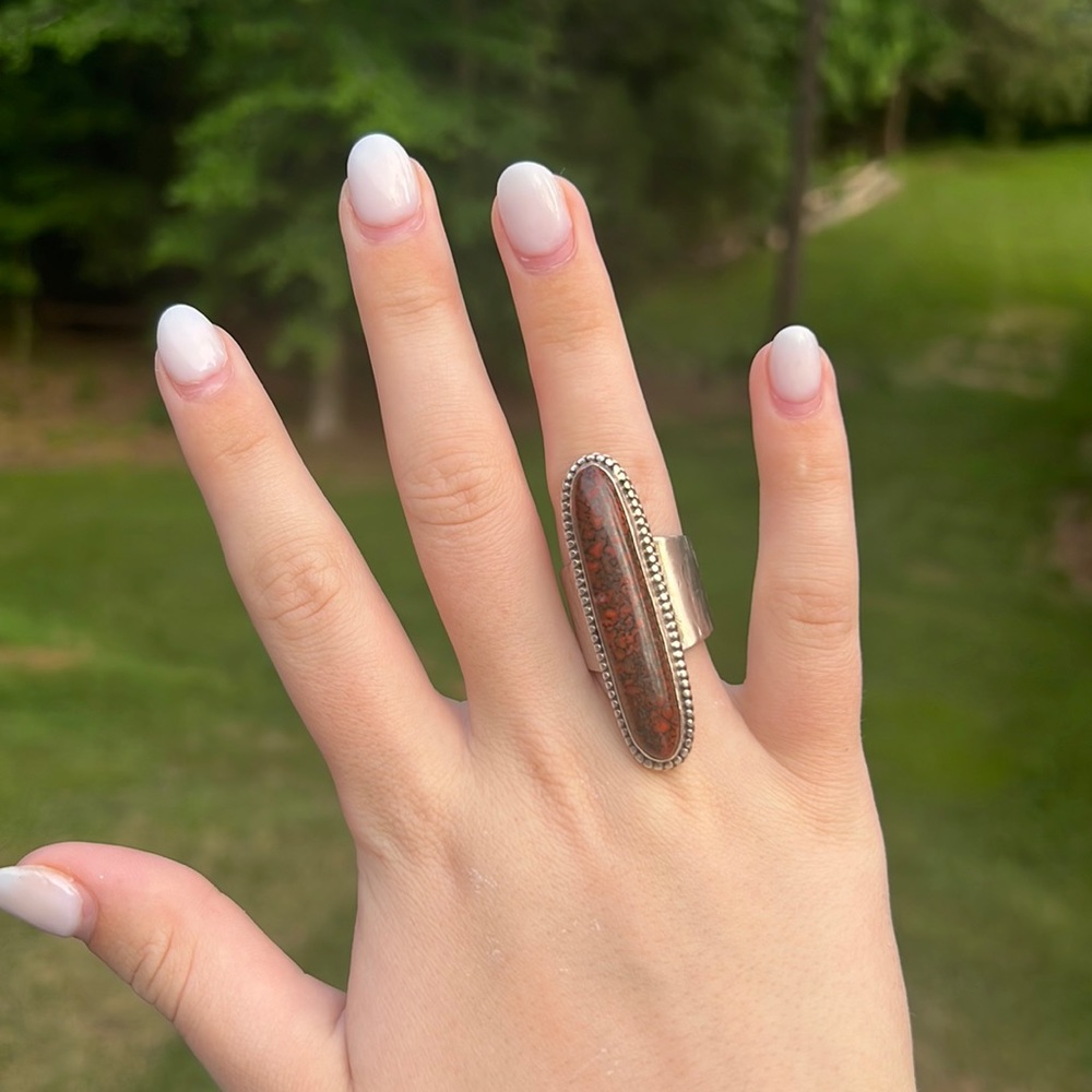 Handmade Dinosaur Bone Ring from Colorado